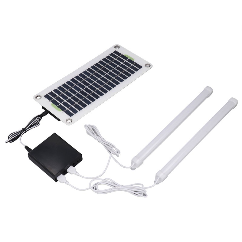 Solar Light Tube 30W 12V5V Dual USB LED Solar Panel