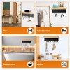 TINIFO Wooden Key Rack with Shelf - Key Holder Wall