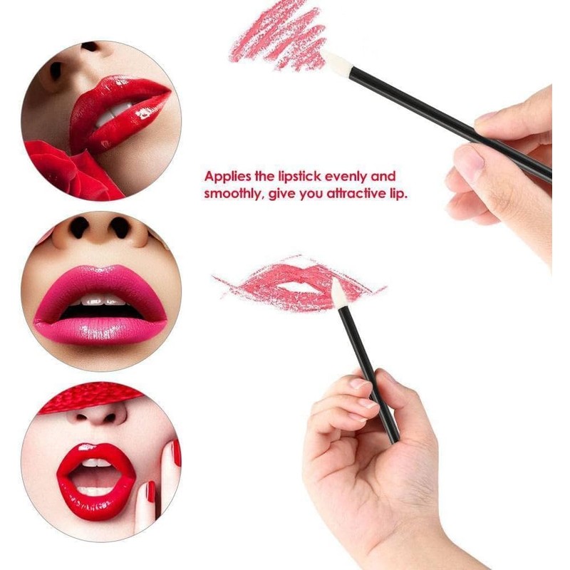 Disposable Lip Brushes - 200Pcs Make Up Brush Lip Gloss