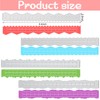 Konohan 4 Pcs Deckle Edge Ruler Metal Paper Tearing Ruler