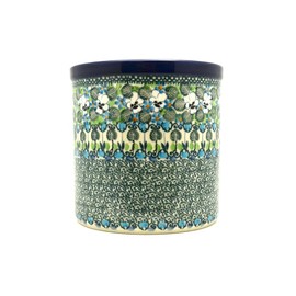Polish Pottery Utensil Holder - Unikat Signature U4795