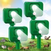 4PACK Solar Animal Repellent Ultrasonic,Sonic Cat Repellent Outdoor Deer&Repellent Devices