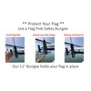 Dive Flag 20" x 24" with 4 Ft Pole for