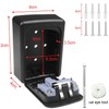 Bogoro Key Safe with Number Code, Key Box with 4-Digit