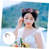 Vaguelly Daisy Headband Floral Hair Vine Lightweight Wedding Flower Hairband