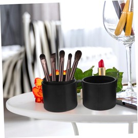 Baluue Makeup Brush Storage Portable Beauty Brush Cylinder (Black Barrel) Makeup Travel Organizer Makeup Organizer Travel Makeup Case Organizer Travel Brush Holder Brush Case Make up Case