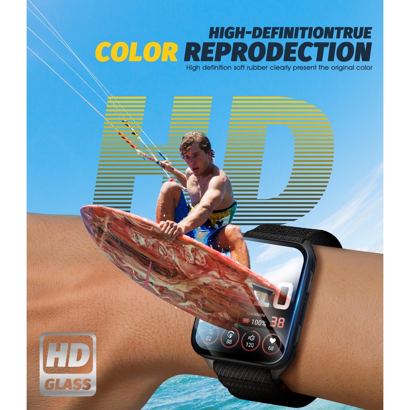 Orzero (4 Pack) Watch Screen Protector Compatible for Garmin Venu