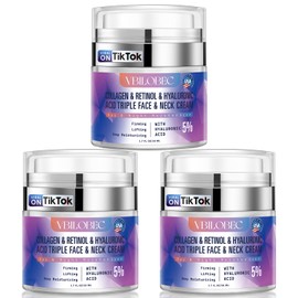 2025Latest Neck Firming Cream:[30+ SGS Certified][Used by Over 1M Fans]Anti-aging Neck & Face Tightening Cream,Lifting Moisturizer & suitable for face,neck and upper chest,1.7 fl oz.for Women&Men,3PC