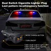 2x7.2 Inch Dash Emergency Strobe Lights 16LED Hazard Flashing Warning