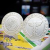 FaNaTtik Star Trek Set of 4 Starfleet Division Medallions Limited