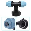 TOP-VIGOR IBC Tank Adapter s60x6 Thread Connector Tee Pipe Fitting