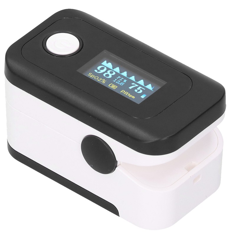 Fingertip Pulse Oximeter LED Screen Blood Oxygen Saturation Monitor with
