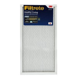 Filtrete 20x30x1 Air Filter, MPR 1900, MERV 13, Healthy Living Ultimate Allergen 3-Month Pleated 1-Inch Air Filters, 2 Filters