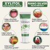 Optivida Health - Colloidal Silver Infused Coral Toothpaste W/Calcium, Xylitol,