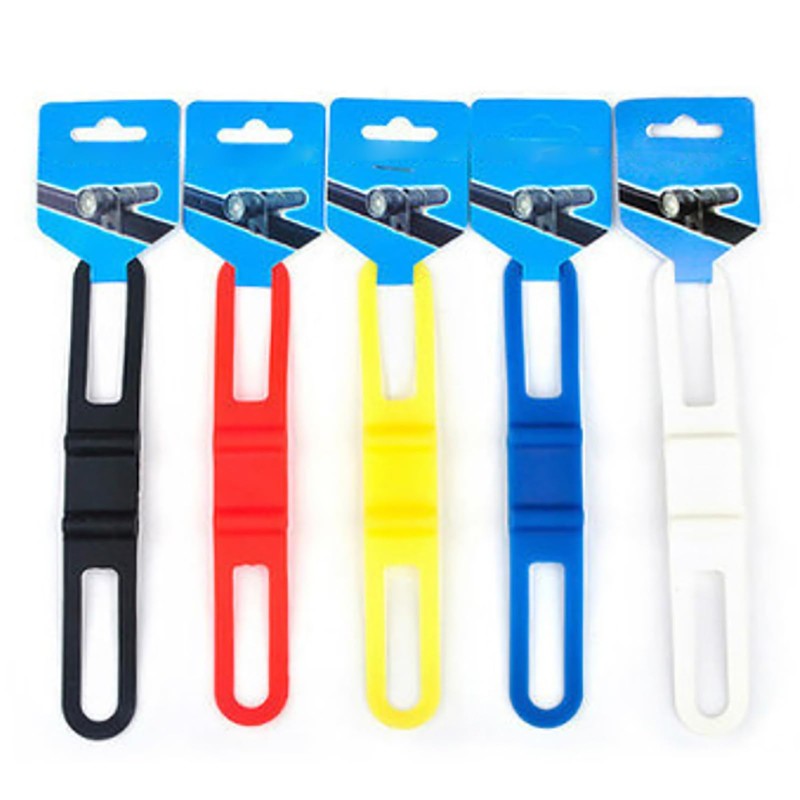 5Pcs Bikes Light Replacement Mount Silicones Band Elastics Belt Tie