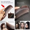 Dandruff Comb & Lice Comb with Handle - Hollow Tooth