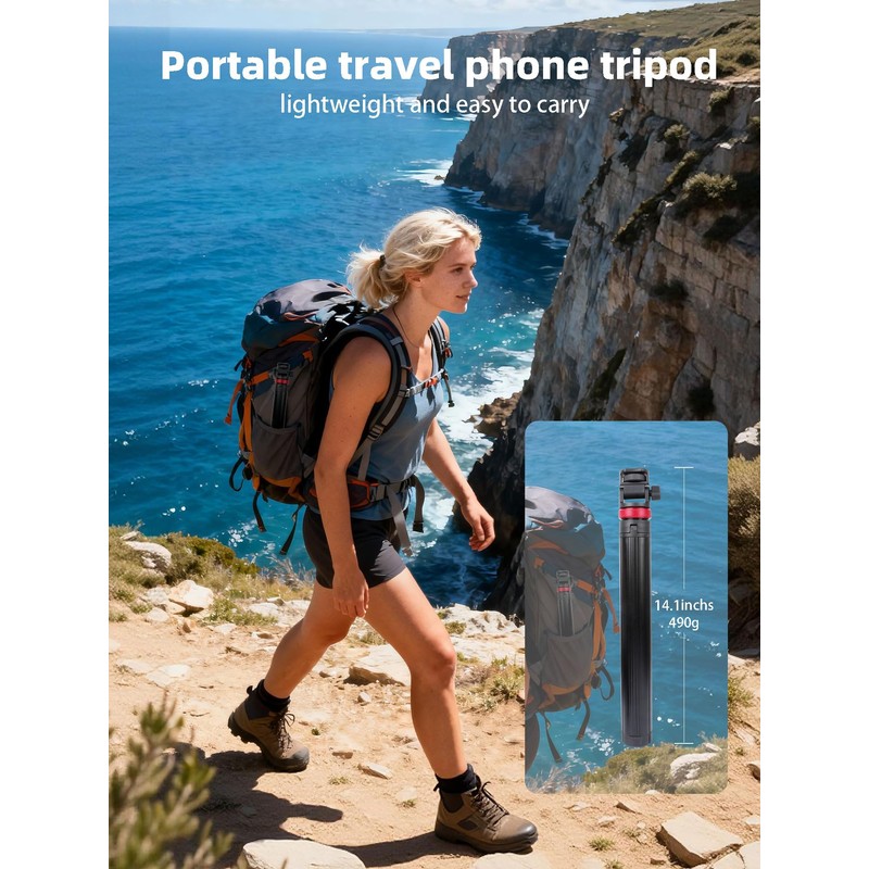 81" Expandable Selfie Stick Tripod for Insta360 Luna Ultra &