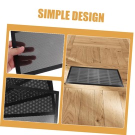 Kisangel 4pcs Magnetic Floor Vent Covers Durable Air Vent Filters with Mesh Screen Efficiently Traps Dust and Debris for Home Use