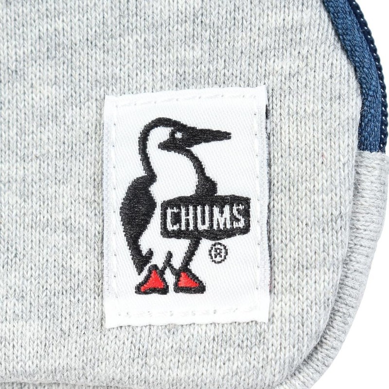 Half Round Coin Pouch Sweatshirt, H/Gray, One size
