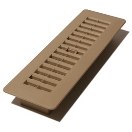 Decor Grates PL210-TA 2-Inch by 10-Inch Plastic Floor Register, Taupe