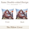 Conank Jesus Throw Pillowcase with Hidden Zipper Cozy Soft Square