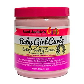 Aunt Jackies Baby Girl Curls Curling and Twisting Custard 15oz