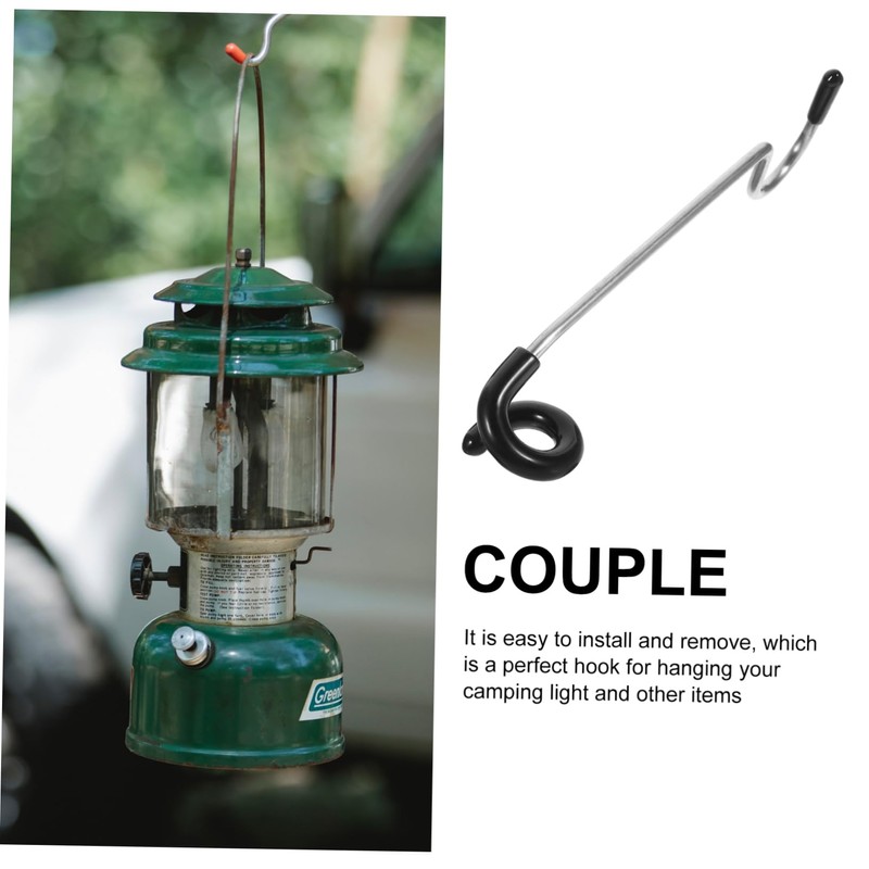 iplusmile Camping Light Hooks Tent Lamp Hanger Stainless Steel Hooks