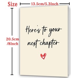 Bestmelo Congratulations Card, Farewell Gifts,New Beginnings Gifts, Coworker Leaving Card,Going Away Cards, College Cards, Retirement,New Job, Good Luck