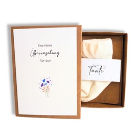 Milaboo Geschenkbox zur Schwangerschaftsverkündung – Du wirst Oma, Opa, Tante oder Onkel – Personalisierte Überraschung mit Babysöckchen – Liebevolle Ankündigung für Familie (Tante)