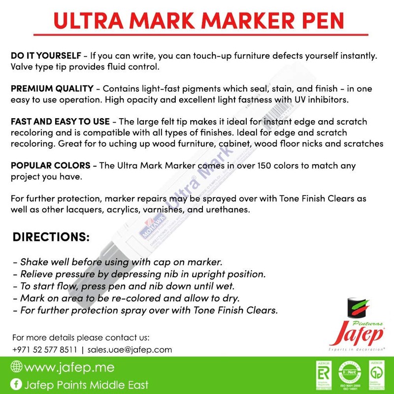 Mohawk Ultra Mark Wood Stain Touch Up Marker, Black Glaze,