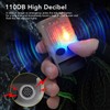 Pocket Flashlight 180 Degree Head Rotating IP67 Waterproof 110dB Buzzer