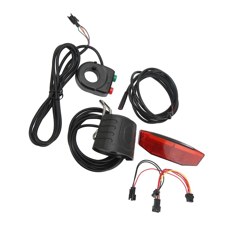 Electric Bike QD168 Front Light DR001 Rear Light Set with