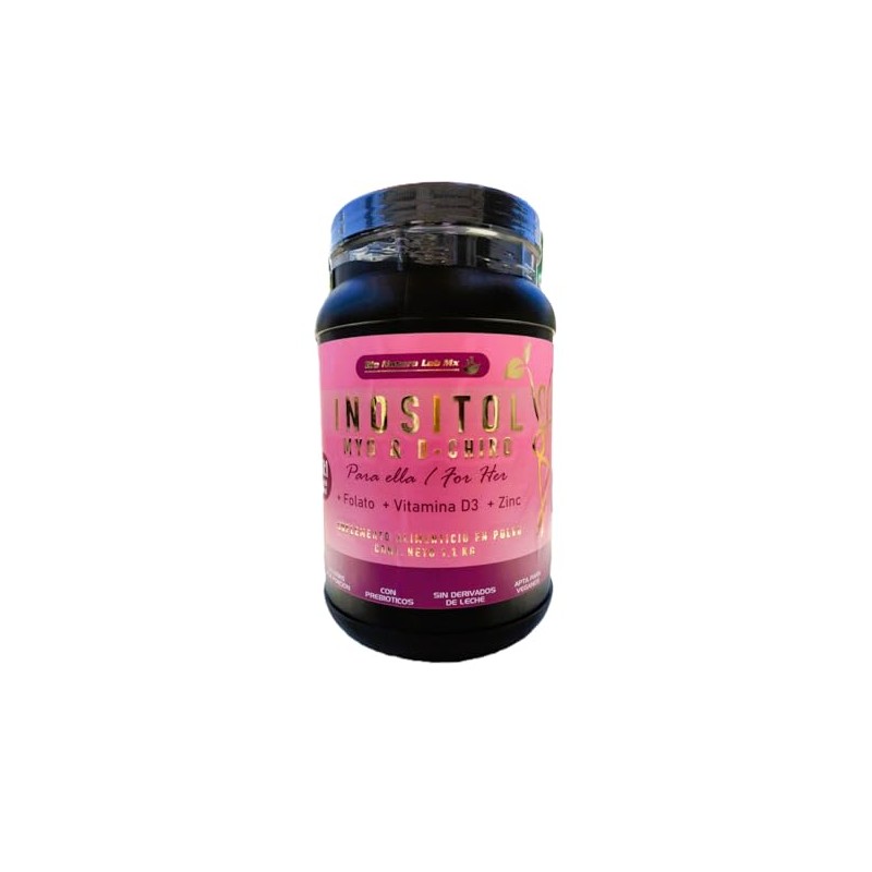 Inositol Myo Chiro Polvo 220 Porciones Máxima Dosis 4000mg Folato