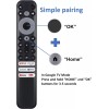 Unbranded Voice Remote Control for All TCL Google Smart TV
