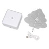 3D Metal Sheet Night Light Rotation Rechargeable Decoration 3D Night