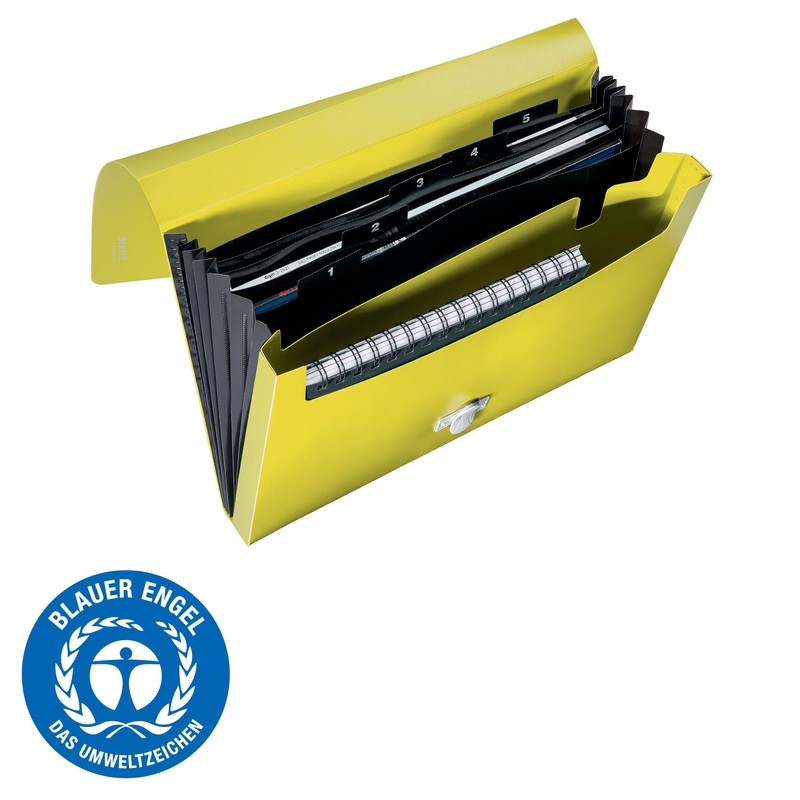 Leitz Recycle 46240015 A4 Project Folder, Pack of 5, for