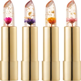 칼리즈메이 꽃 립스틱 4종 세트, 미닛메이드 + 드림..., 1세트 Kallizme Flower Lipstick Set of 4, Minute Maid + Dream..., 1 Set, 미닛메이드 + 드림퍼플 + 바비돌파우더 + 플레임레드 × 6개