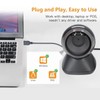 Desktop Barcode Scanner USB Wired QR Code Scanner for Supermarket