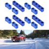 12Pcs Braided Engine Spark Plug Wire Hose Separator Clamp Fitting