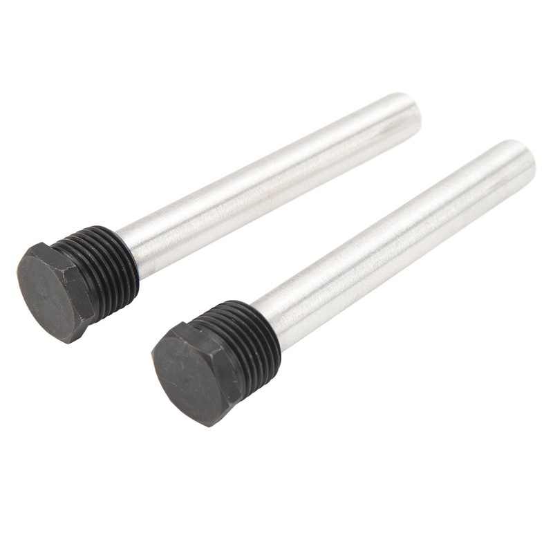 2 Pcs Water Heater Anode Rods 1/2in NPT Thread Magnesium