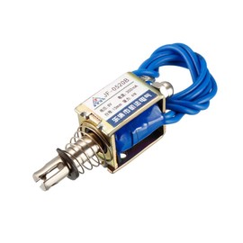 sourcing map 2V 1A 25N 10mm Open Frame Lifting Magnet DC6V 4N 10mm Push Pull