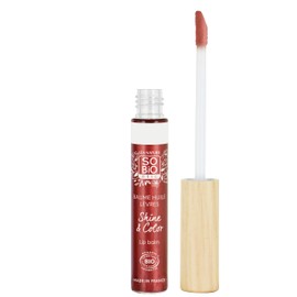 LÉA NATURE SO Bio Étic | Lippenbalsam zertifiziert Bio – Shine&Color | Korallenrot | genährte & glänzende Lippen | nicht klebende Textur | Synergie pflanzlicher Öle | Vegan | Made in France | 5 ml