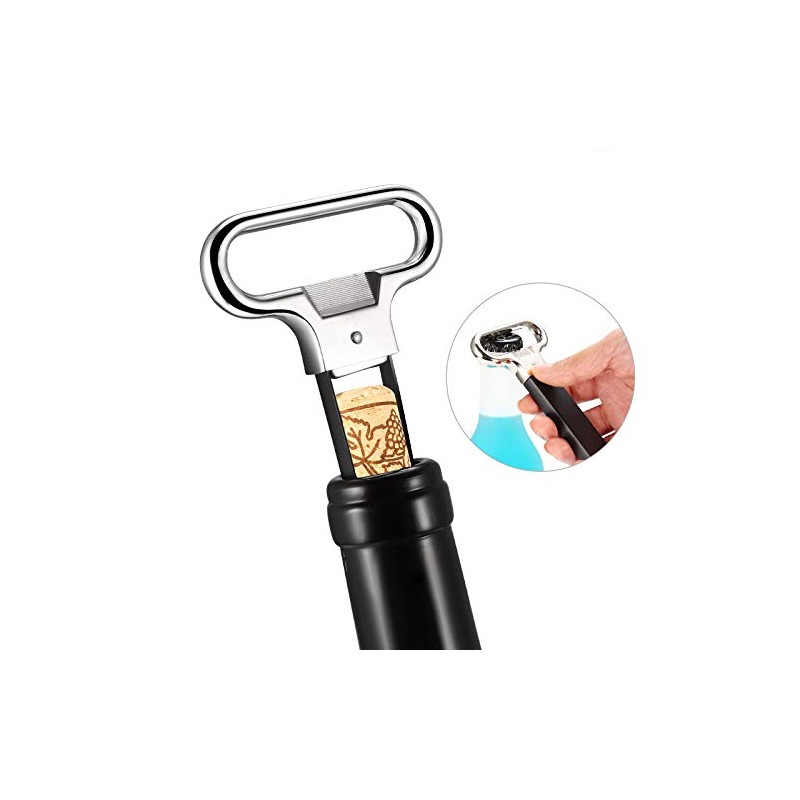 Ah-So Wine Opener Corkscrew Wine Bottle Opener Two-Prong Cork Puller