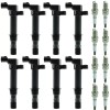 Unbranded 8 Ignition Coil + 8 Spark Plug for 02-07
