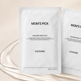 Mom’s Pick Mom's Pick Exosome 1 pack per day Moisturizing facial skin soothing pack Whitening mask pack effect promotion 100 sheets / 맘스픽 엑소좀 1일1팩 수분 얼굴 피부 진정팩 미백 마스크팩 효과 행사 100매