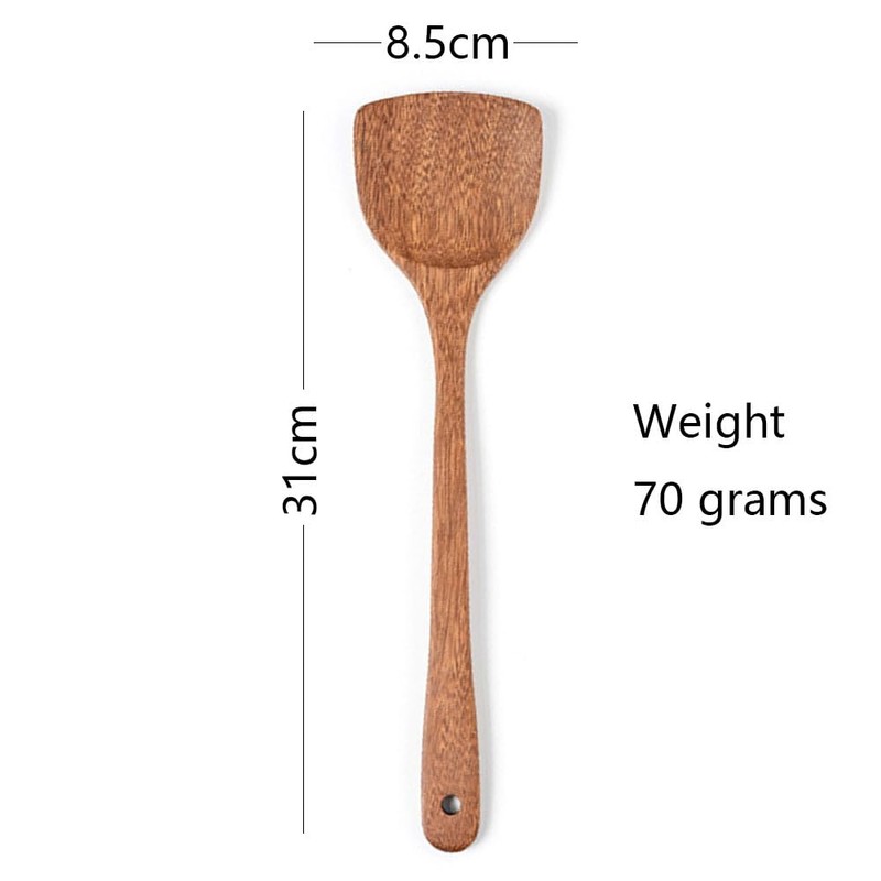 Long Handled Wooden Spatula Kitchen Spatula Cooking Spatula