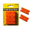 Mini Razor Blade Scraper with 25 Plastic Double Edged Razor