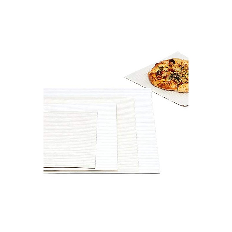 Paper Mart Grease Resistant Pizza Sheets, Bulk Pack of 200