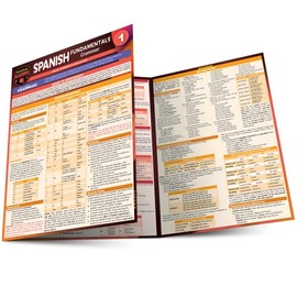 Spanish Fundamentals 1 - Grammar: A Quickstudy Laminated Reference Guide
