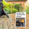 2X Leaf Blower Bag Zippered Bottom Dump Leaf Blower Vacuum